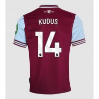 Maglie da calcio West Ham United Mohammed Kudus #14 Prima Maglia 2024-25 Manica Corta